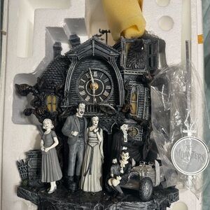 The Bradford Exchange Black and White Gothic Wall Clock